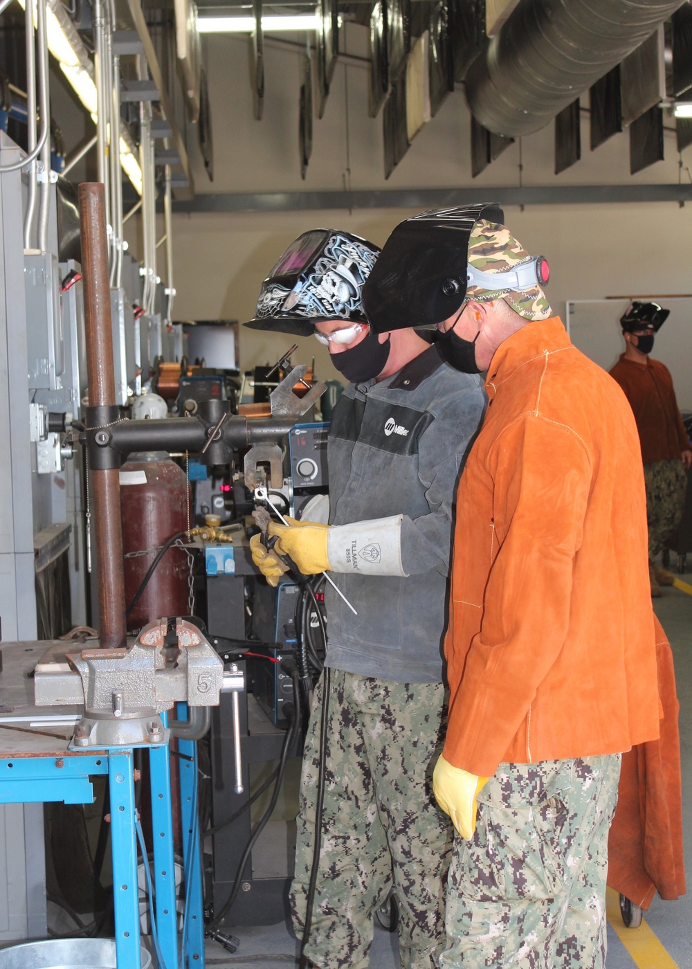 Rear Adm. Peter Garvin Tours NCTC