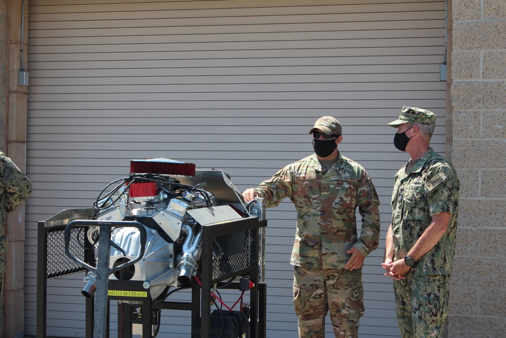 Rear Adm. Peter Garvin Tours NCTC