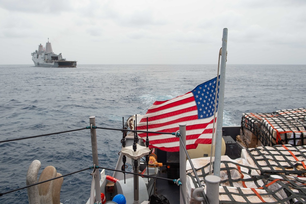 USS Arlington Sailors And Marines Deliver Aid To Jeremie