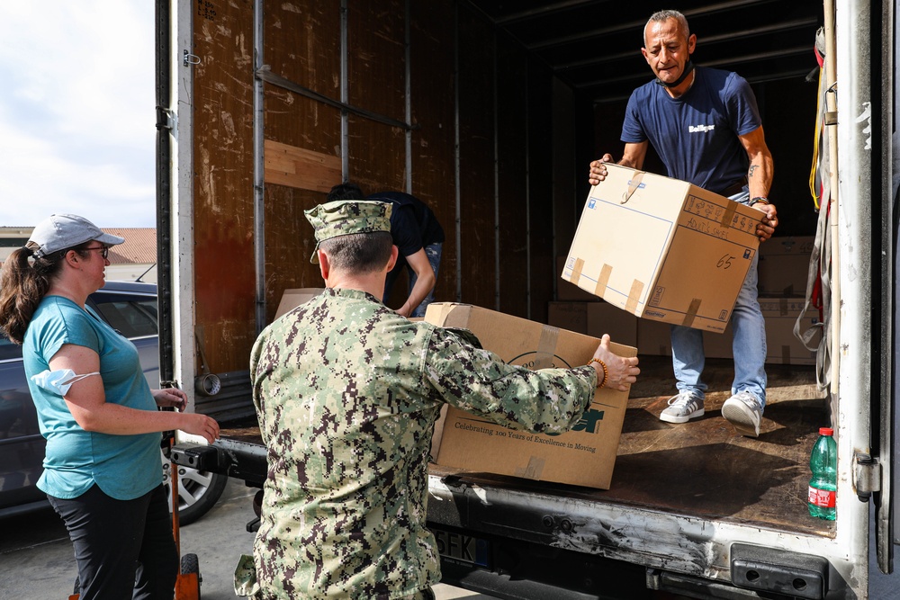 NAS Sigonella receives donations in support of Operation Allies Refuge