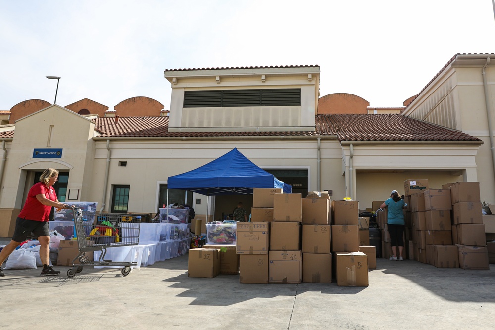 NAS Sigonella receives donations in support of Operation Allies Refuge