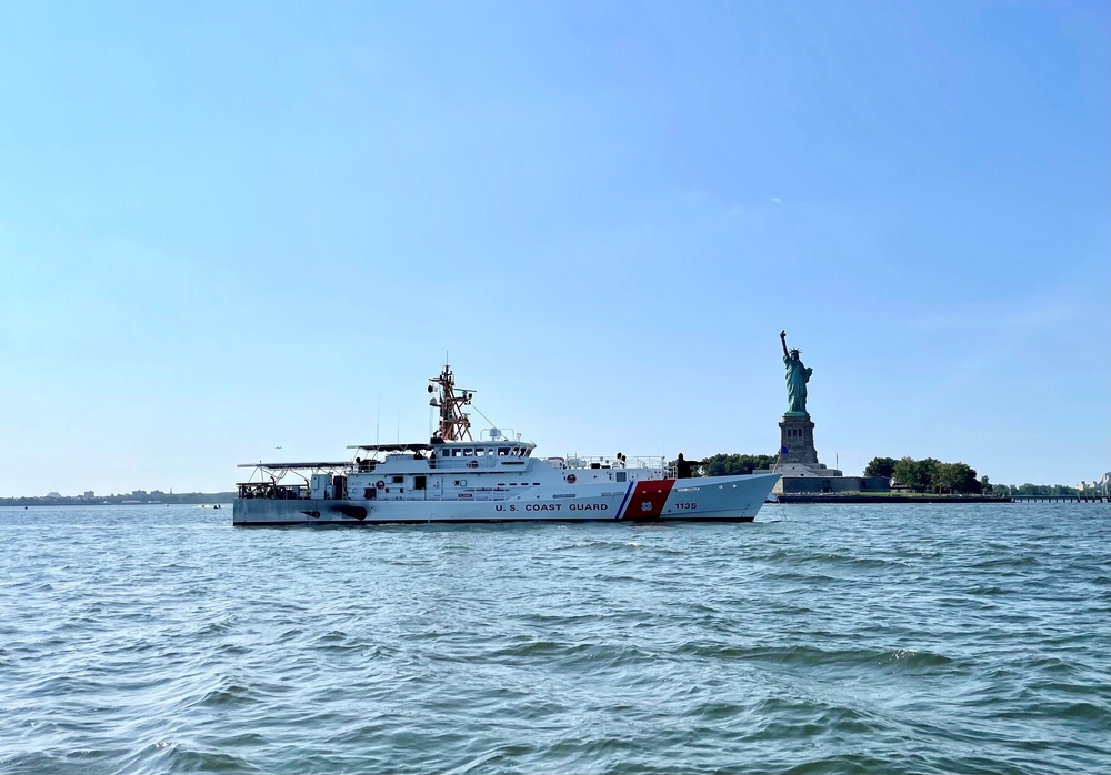 Coast Guard Cutter Angela McShan patrols area