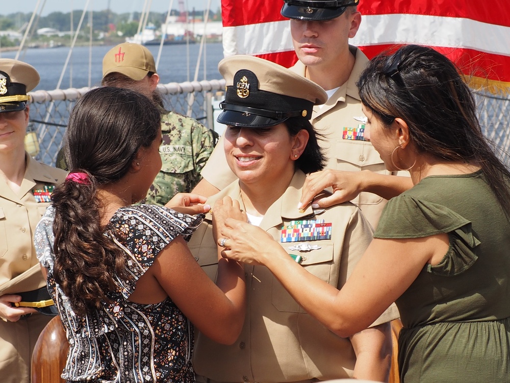 Naval Museum hosts a commissioning ceremony