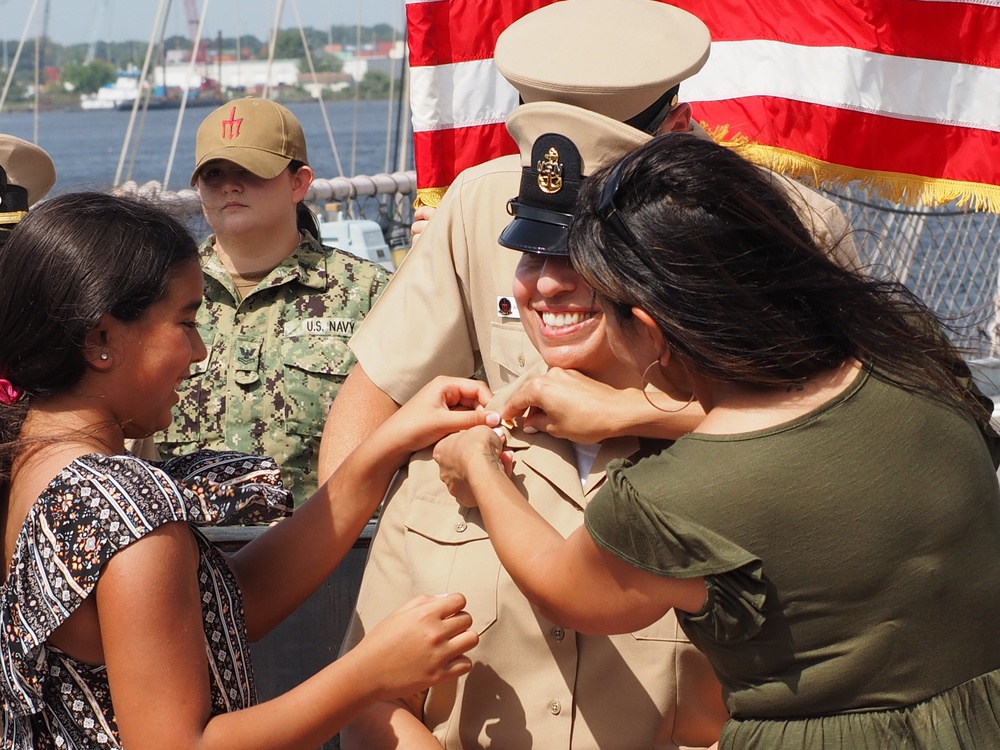 Naval Museum hosts a commissioning ceremony