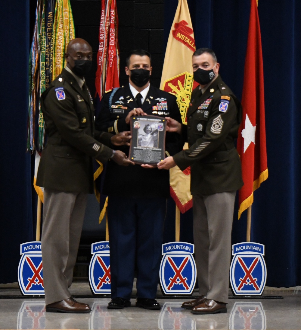 New class of Warrior Legends inducted during 10th Mountain Division ceremony
