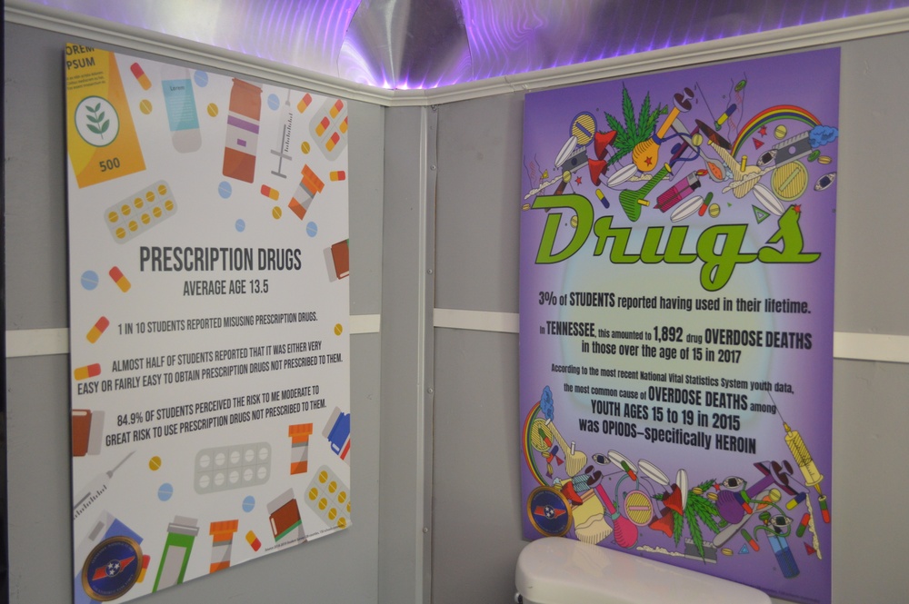 Tennessee National Guard features anti-drug trailer at national conference