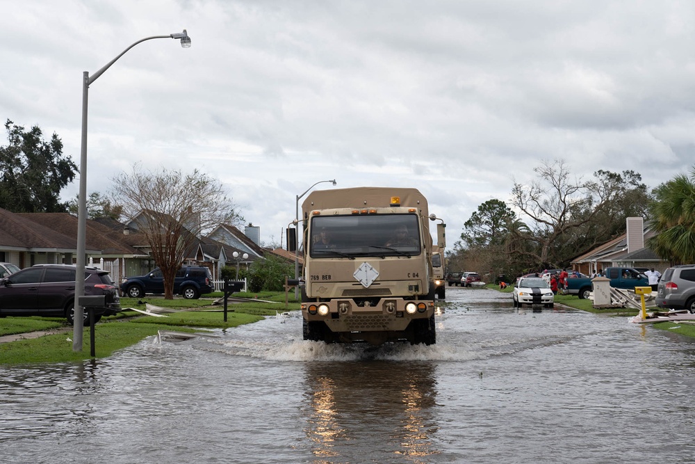 La. National Guard supports recovery efforts from Hurricane Ida