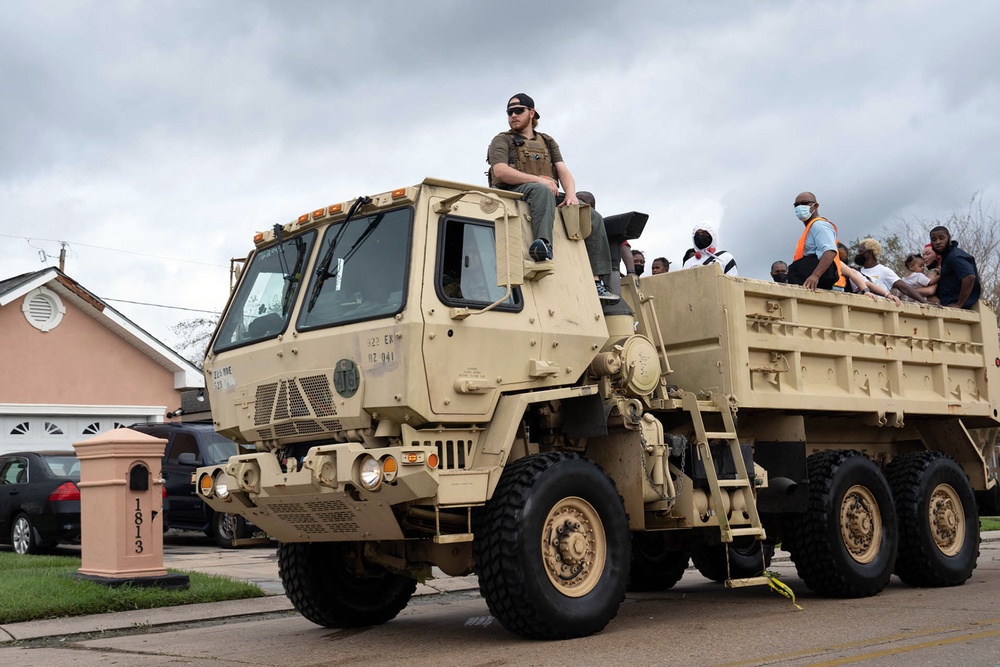 La. National Guard supports recovery efforts from Hurricane Ida
