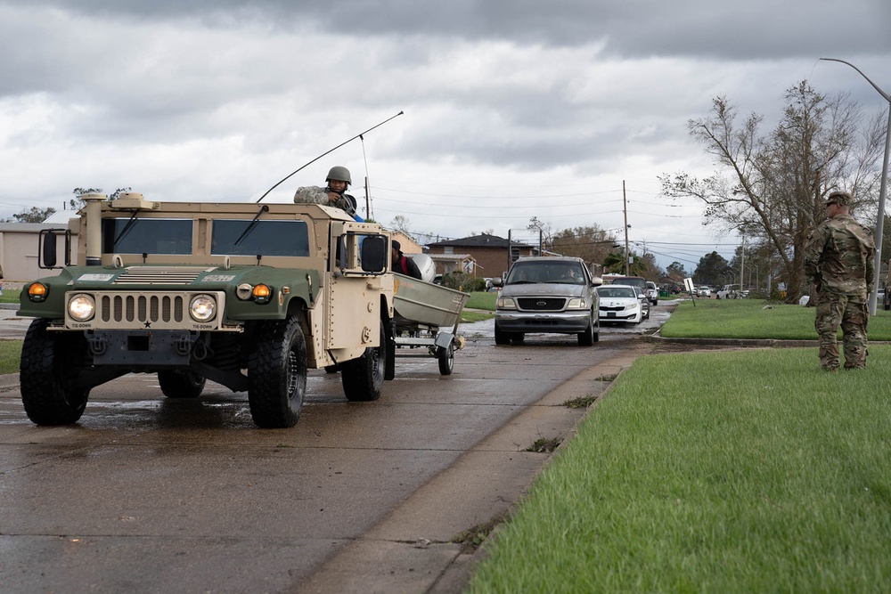 La. National Guard supports recovery efforts from Hurricane Ida