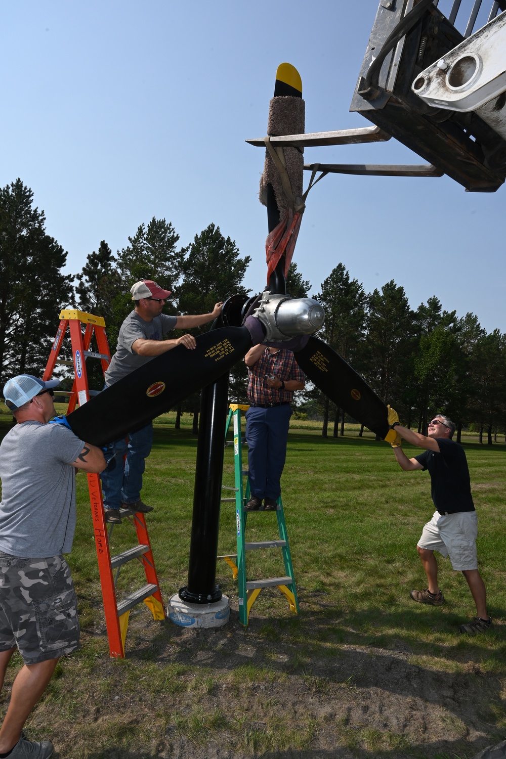 U.S. Air Force Themed display installed at the North Dakota Veterans Home