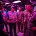 Rear Adm. Davids Tours The Combat Information Center Onboard USS Arlington