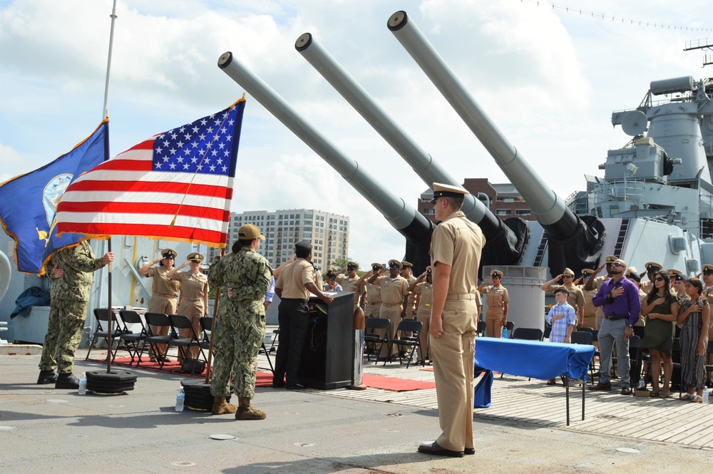 Naval Museum hosts a commissioning ceremony