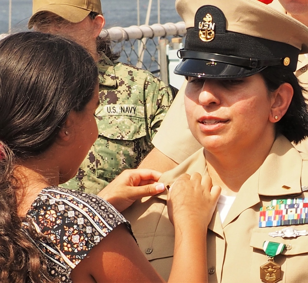 Naval Museum hosts a commissioning ceremony