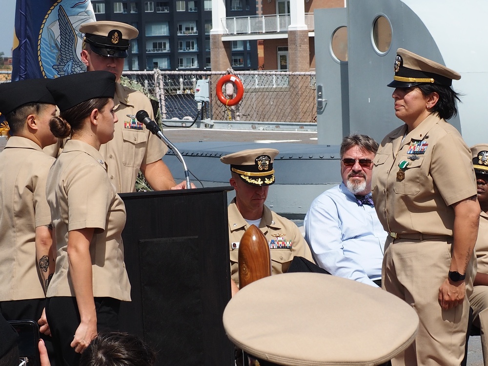 Naval Museum hosts a commissioning ceremony