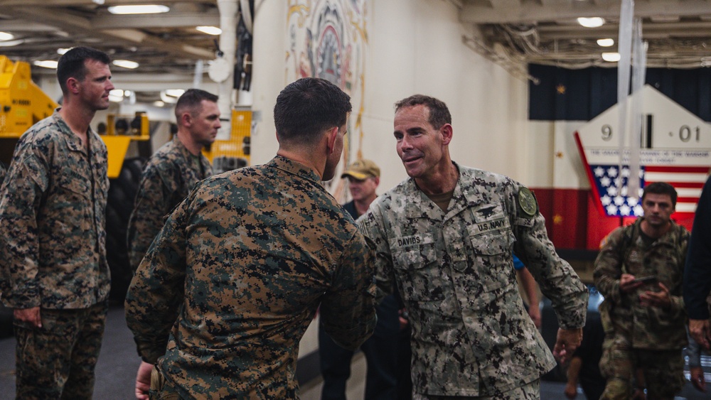 JTF-Haiti Commander Visits the USS Arlington