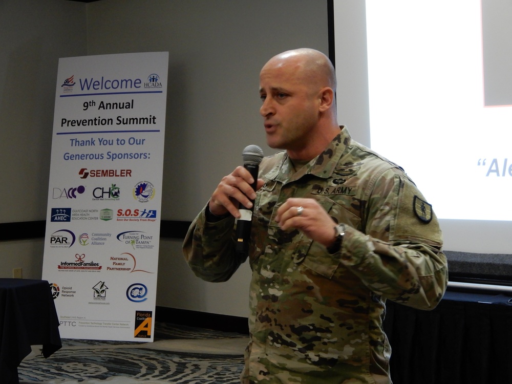 9th Annual Prevention Summit in Tampa connects Florida drug coalitions with Guard drug prevention program