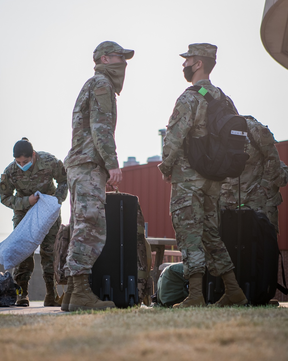 138th Fighter Wing depart in support of Hurricane Ida