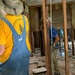 Damaged Walls Removed by Volunteers