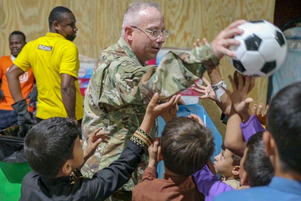 U.S. Army Chaplain Supports Afghanistan Evacuation Efforts in Qatar