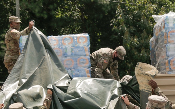 Securing The Water Bottles