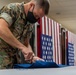 Uniforms prepared for fallen Marines at Air Force Mortuary Affairs Operations