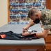 Uniforms prepared for fallen Marines at Air Force Mortuary Affairs Operations