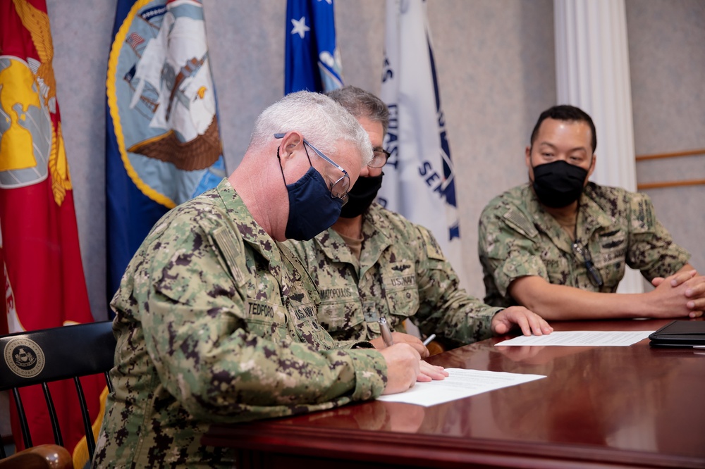 NAVSUP and COTF sign MOA