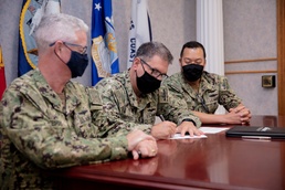 NAVSUP and COTF sign MOA