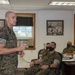 Top enlisted Marine speaks to senior enlisted Marines in Quantico