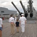 Naval Museum hosts a commissioning ceremony aboard Battleship Wisconsin