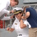 Naval Museum hosts a commissioning ceremony aboard Battleship Wisconsin