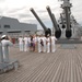 Naval Museum hosts a commissioning ceremony aboard Battleship Wisconsin