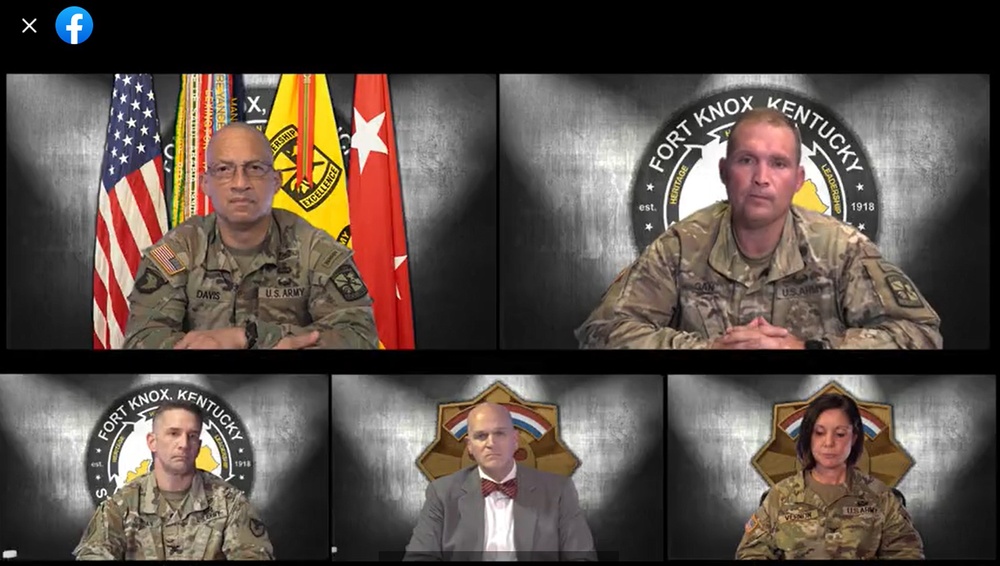 Fort Knox leadership provides COVID-19 updates during live-streamed town hall