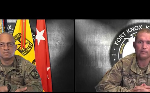 Fort Knox leadership provides COVID-19 updates during live-streamed event