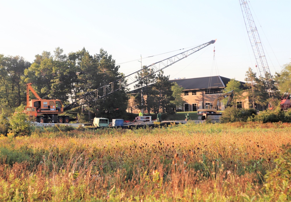 Construction of new bridge underway at Fort McCoy