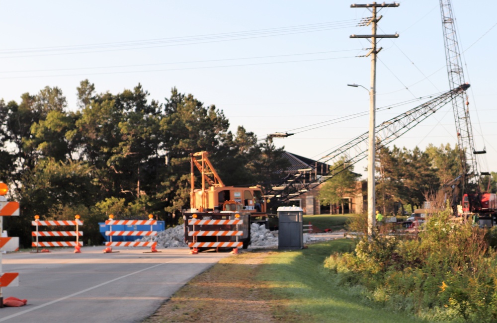 Construction of new bridge underway at Fort McCoy