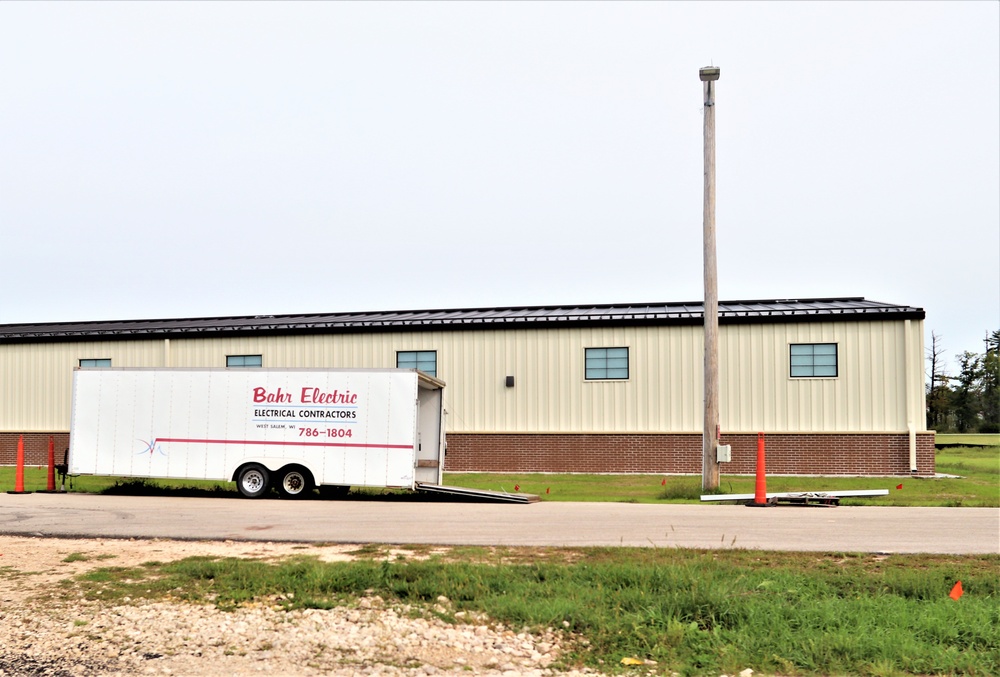 Fitness facility at Fort McCoy’s running track nearing closer to completion