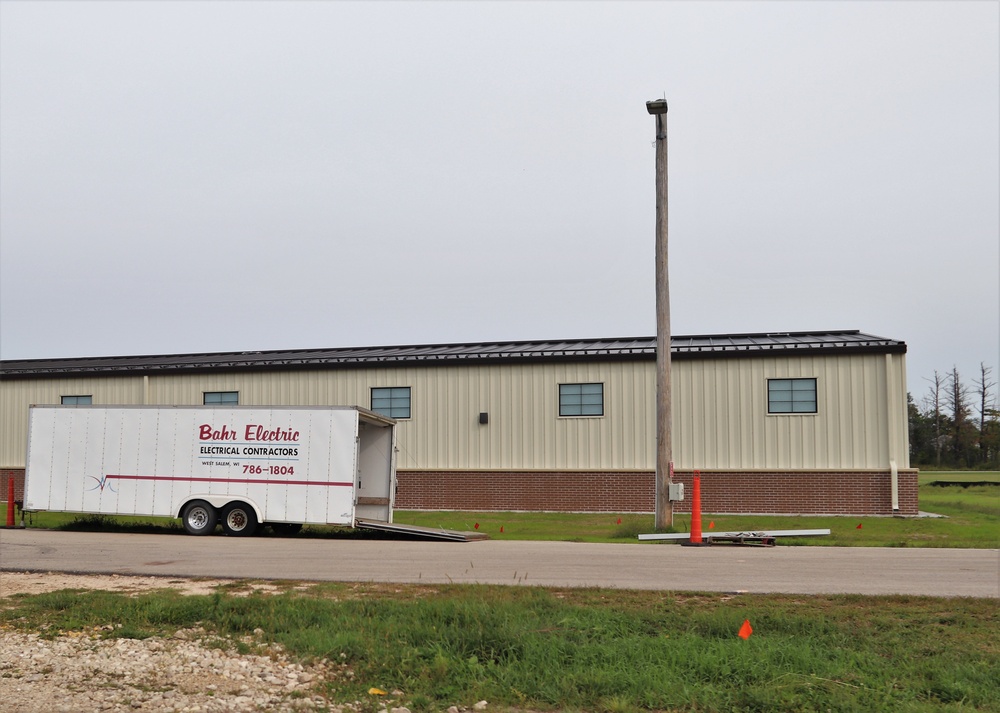 Fitness facility at Fort McCoy’s running track nearing closer to completion