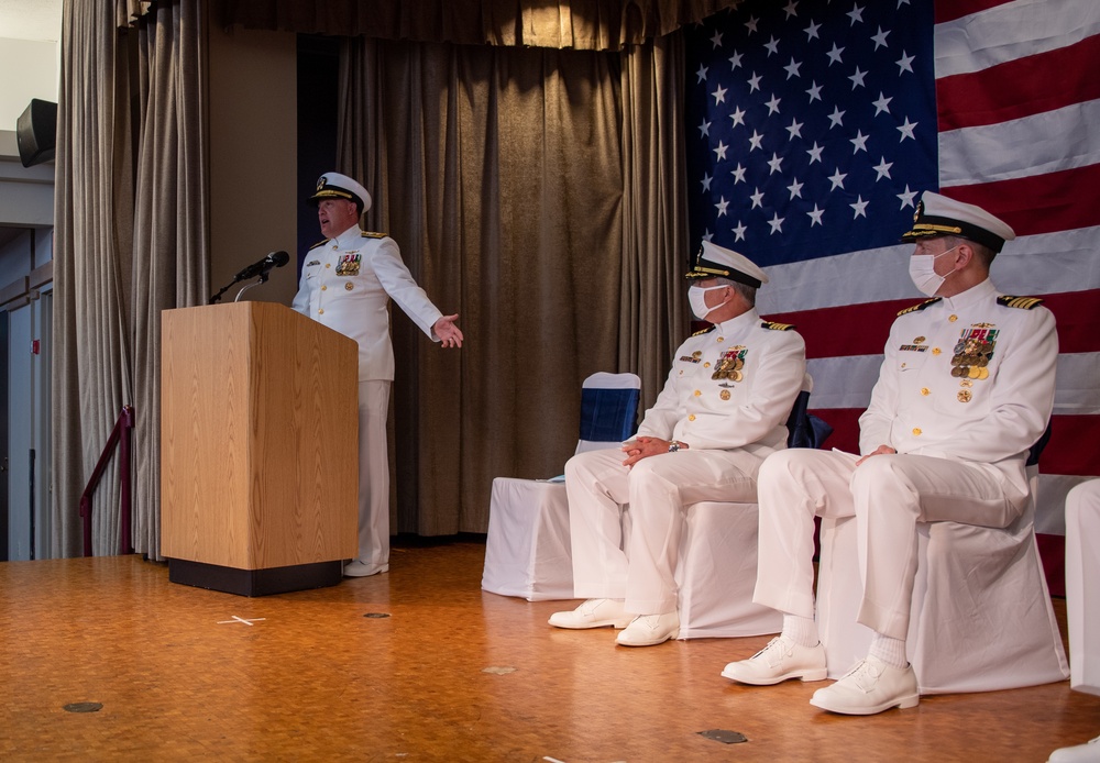 Naval Base Kitsap Holds Change of Command