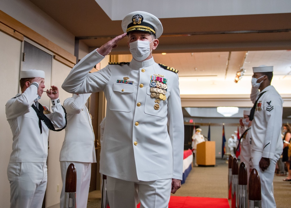 Naval Base Kitsap Holds Change of Command