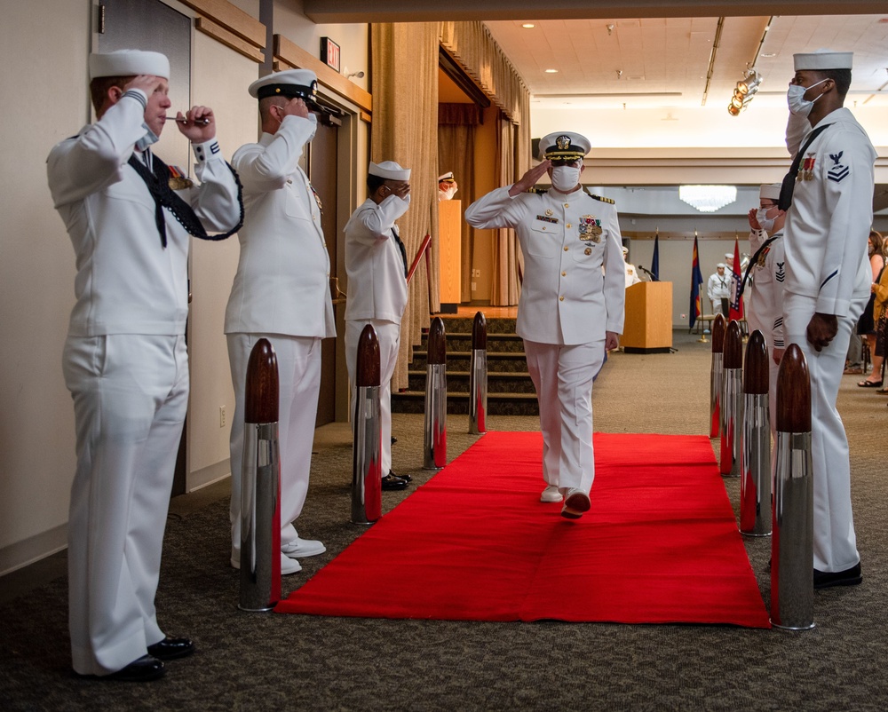 Naval Base Kitsap Holds Change of Command