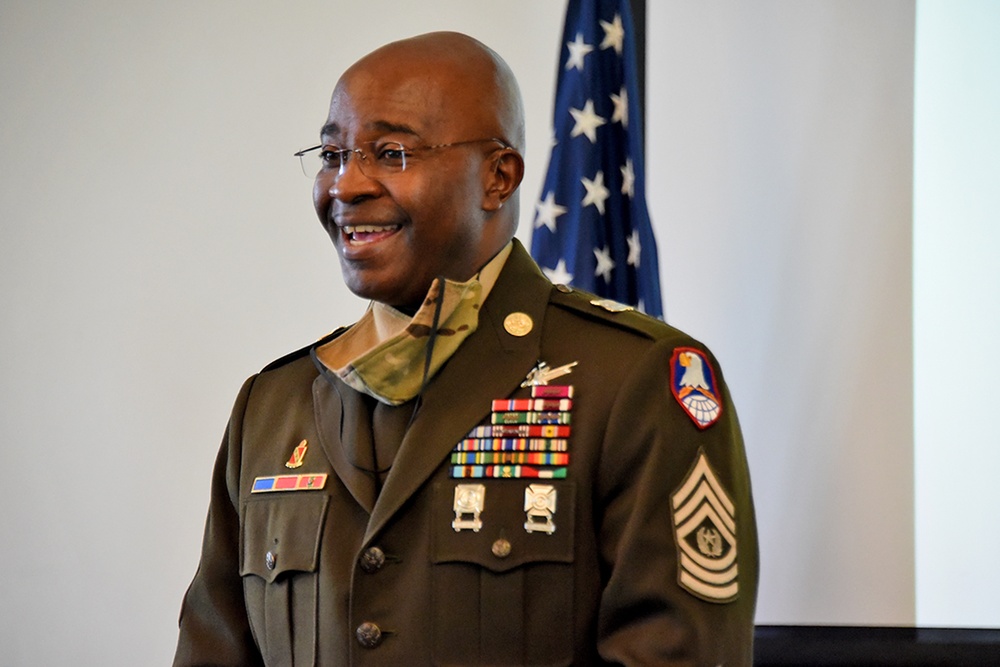 Senior enlisted leader gives cadets insight for their military careers