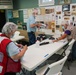 American Red Cross Sanitizing Recovery Center Tables