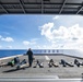 Sailors assigned to the forward deployed amphibious assault ship USS America participate in a fueling-at-sea.