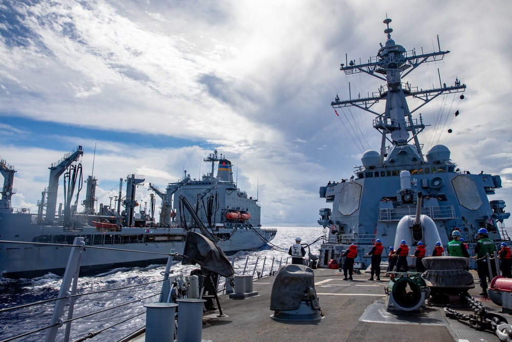 USS Barry participates in MALABAR 2021