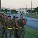 U.S. Marines with 3d TB conduct a memorial run