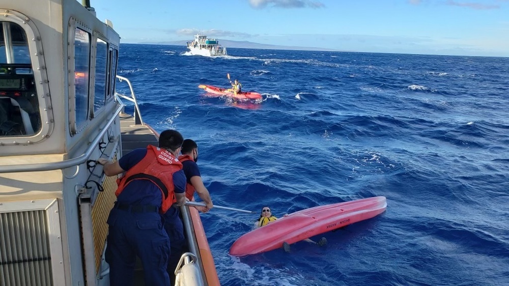 Coast Guard rescues two kayakers off Maui