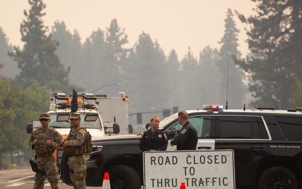 Cal Guard MPs support CHP as Caldor Fire grows