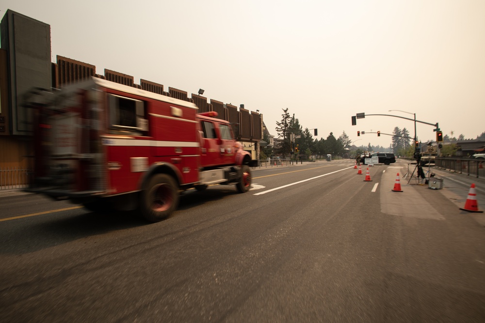 MPs support California Highway Patrol at Caldor Fire checkpoints