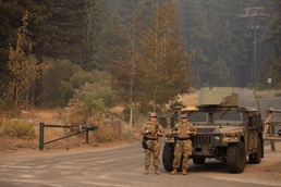 MPs support California Highway Patrol at Caldor Fire checkpoints